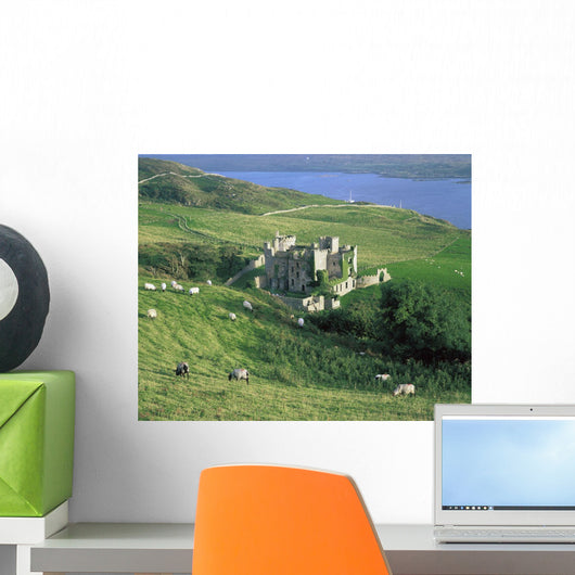 Clifden Castle, Co Galway, Ireland Wall Mural