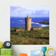 16Th Century Tower House Overlooking The Atlantic Ocean Wall Mural