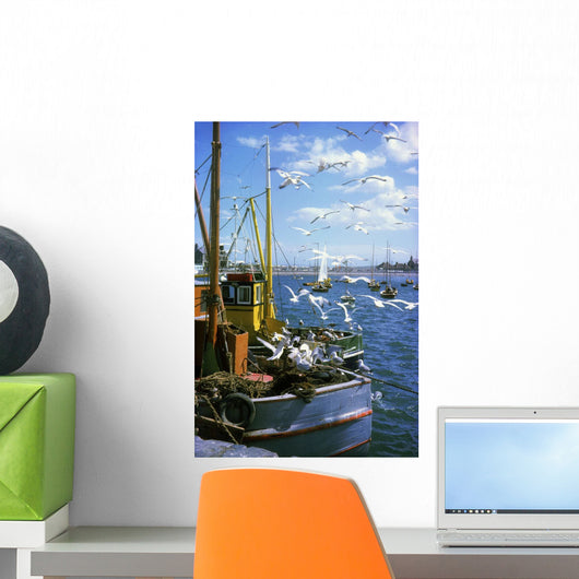 Fishing Boat Wall Mural