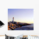 Lighthouse On Peggy's Cove, Nova Scotia Wall Mural