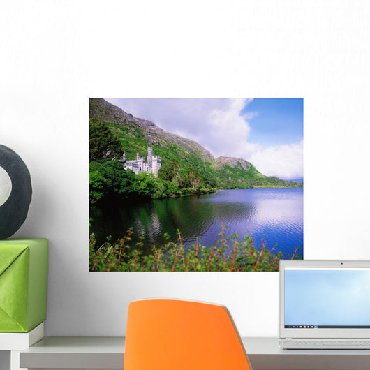 Co Galway, Ireland, Kylemore Abbey Wall Mural