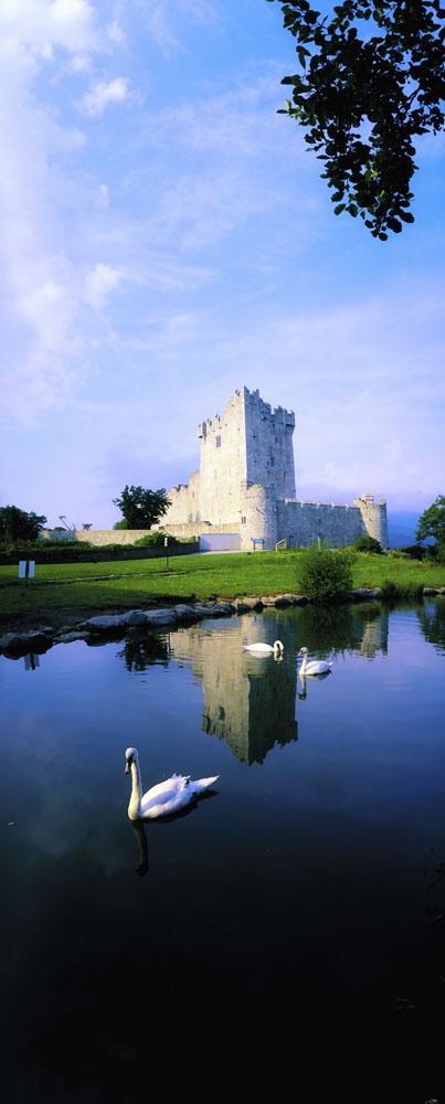 Ross Castle, Lough Leane, Killarney National Park, Co Kerry, Ireland Wall Mural