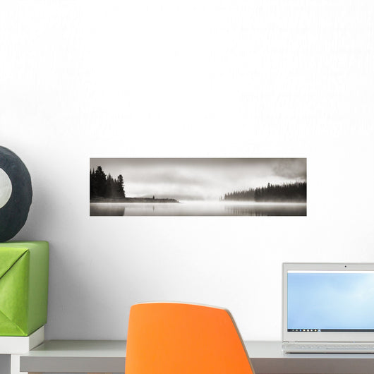 Foggy Scene Wall Mural