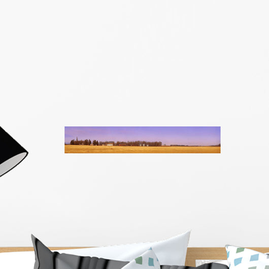 Farm Scene North Of Calgary, Alberta Wall Mural