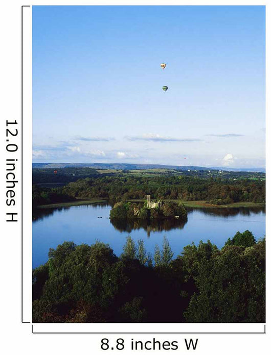 Castle Island, Lough Key Forest Park, Boyle, Co Roscommon, Ireland Wall Mural