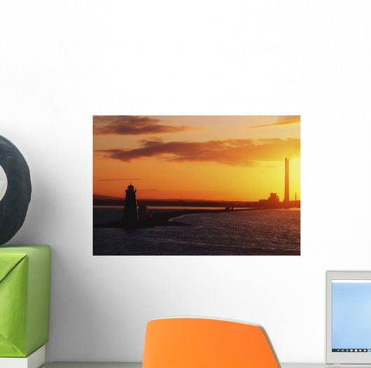 River Liffey, Dublin, Co Dublin, Ireland Wall Mural