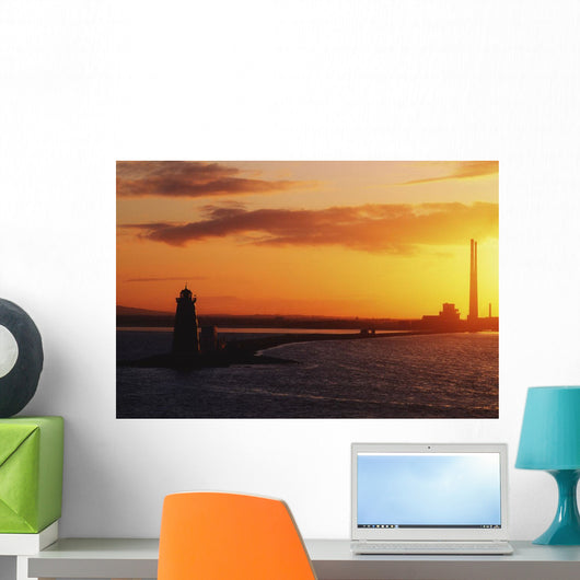 River Liffey, Dublin, Co Dublin, Ireland Wall Mural