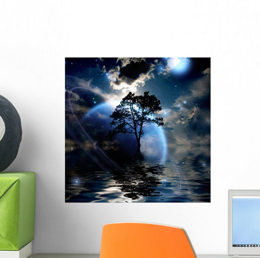 Alien Landscape Wall Mural