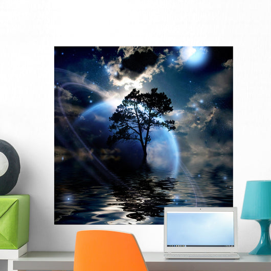 Alien Landscape Wall Mural