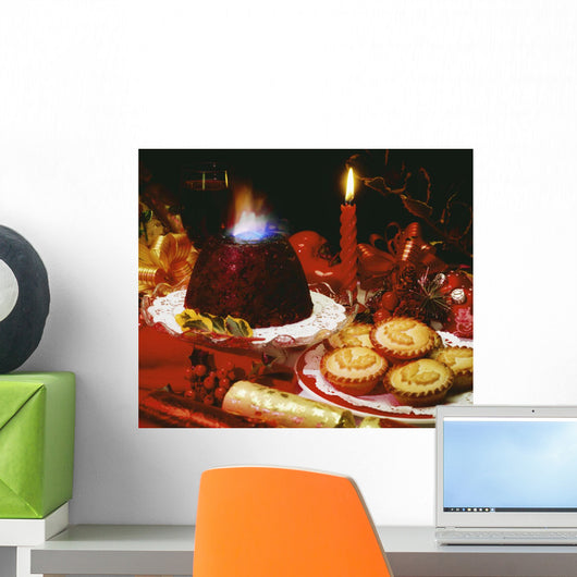 Traditional Christmas Dinner In Ireland Wall Mural