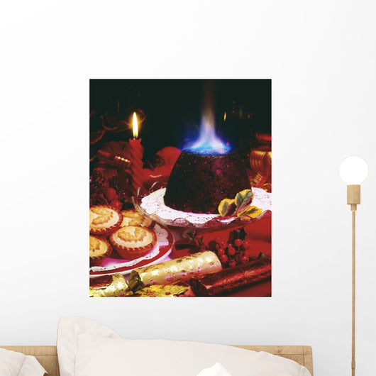 Traditional Christmas Dinner In Ireland Wall Mural