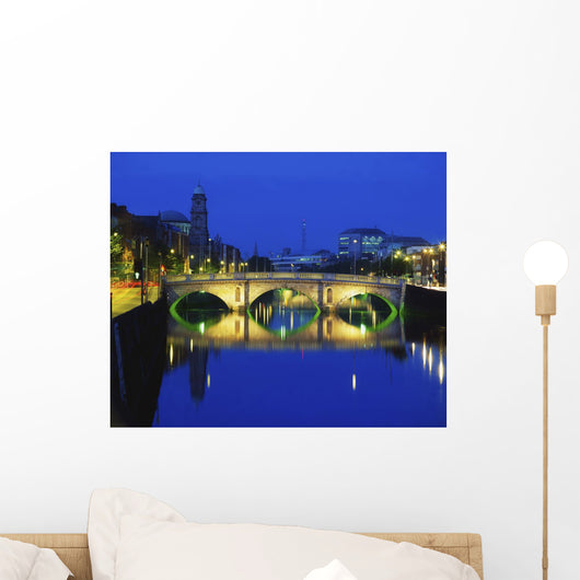 Queen's Street Bridge, River Liffey, Dublin, Ireland Wall Mural