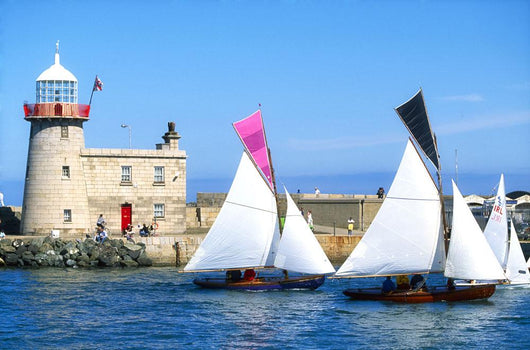 Howth 17 Yachts, Howth Harbour, Co Dublin, Ireland Wall Mural