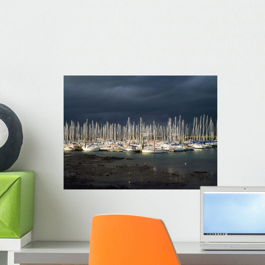 Howth Yacht Club Marina, Co Dublin, Ireland Wall Mural