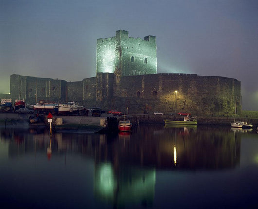 Carrickfergus Castle & Harbour, Co Antrim, Ireland Wall Mural