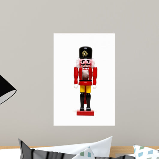 Christmas Wooden Nutcracker Wall Decal