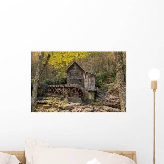 Babcock Grist Mill West Wall Decal