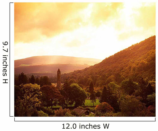 Monastic Site, Glendalough, Co Wicklow, Ireland Wall Mural