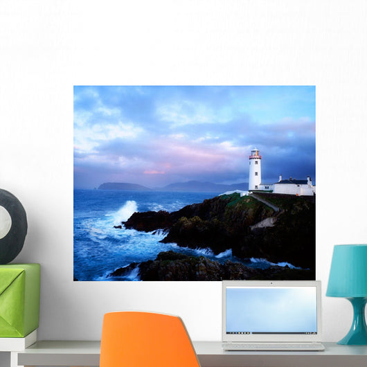 Lighthouse At Fanad Head, Co Donegal, Ireland Wall Mural