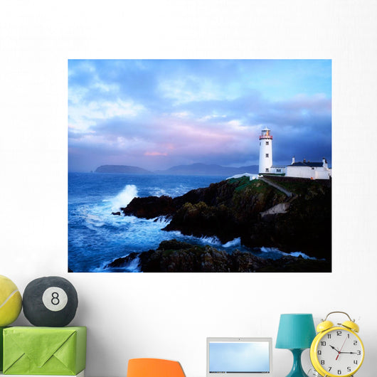 Lighthouse At Fanad Head, Co Donegal, Ireland Wall Mural
