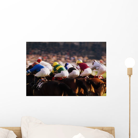 Horse Racing, Phoenix Park, Dublin, Ireland Wall Mural