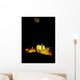 Moon Over Rock Of Cashel, Co Tipperary, Ireland Wall Mural