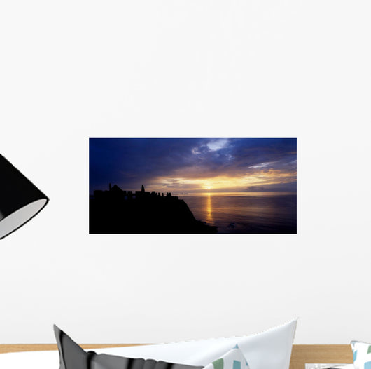 Dunluce Castle At Sunset, Co Antrim, Ireland Wall Mural