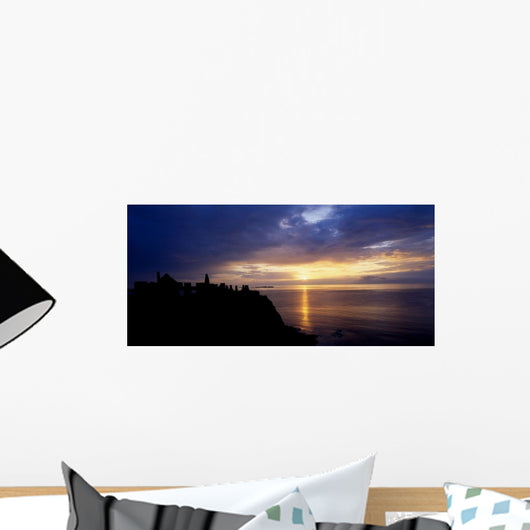 Dunluce Castle At Sunset, Co Antrim, Ireland Wall Mural