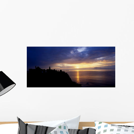 Dunluce Castle At Sunset, Co Antrim, Ireland Wall Mural