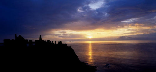 Dunluce Castle At Sunset, Co Antrim, Ireland Wall Mural