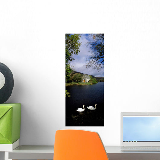Chapel At Gougane Barra, Co Cork, Ireland Wall Mural