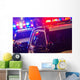 Night Time Police Intervention Wall Decal