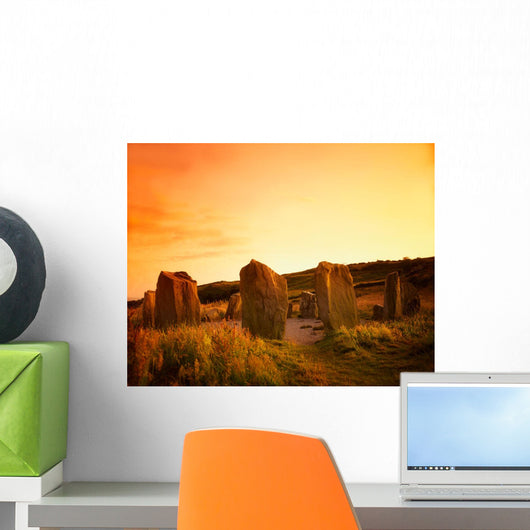 Drombeg Stone Circle, Near Glandore, Co Cork, Ireland Wall Mural