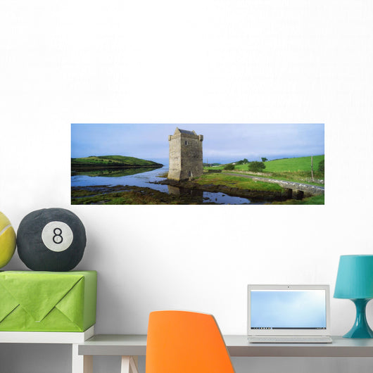 Rockfleet Castle, Clew Bay, Co Mayo, Ireland Wall Mural
