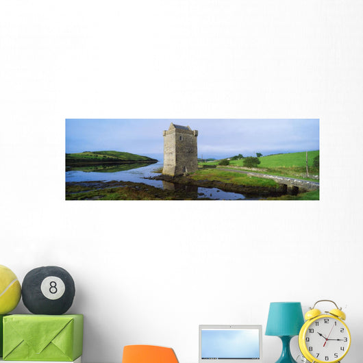 Rockfleet Castle, Clew Bay, Co Mayo, Ireland Wall Mural