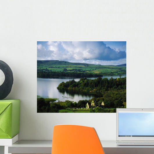 Ballindoon Abbey, Lough Arrow, Co Sligo, Ireland Wall Mural