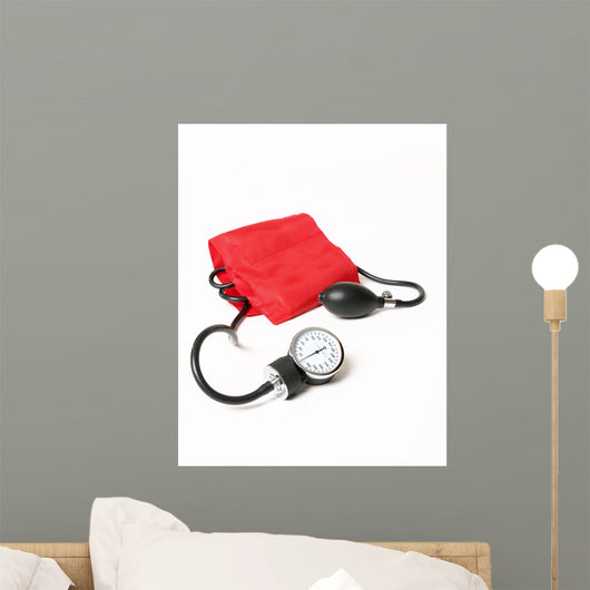 Blood Pressure Cuff and Gauge Wall Decal