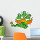 Cute three headed dragon Wall Decal