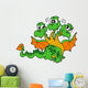 Cute three headed dragon Wall Decal