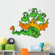 Cute three headed dragon Wall Decal