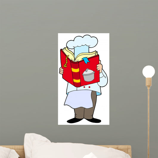 Chef Reading Cookery Book