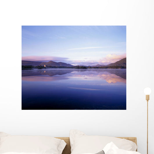 Killarney, Co Kerry, Ireland, Ross Castle And Muckross Lake Wall Mural