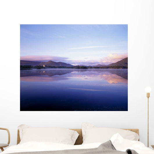 Killarney, Co Kerry, Ireland, Ross Castle And Muckross Lake Wall Mural