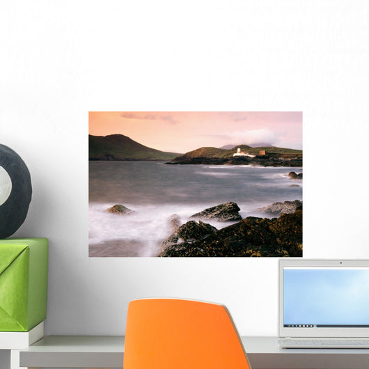 Cromwell Point Lighthouse, Valentia Island, County Kerry, Ireland Wall Mural