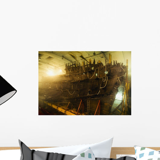 Shipwreck Of The Mary Rose, Portsmouth, England Wall Mural