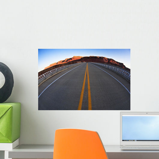 Road In The Grand Canyon, Arizona, Usa Wall Mural
