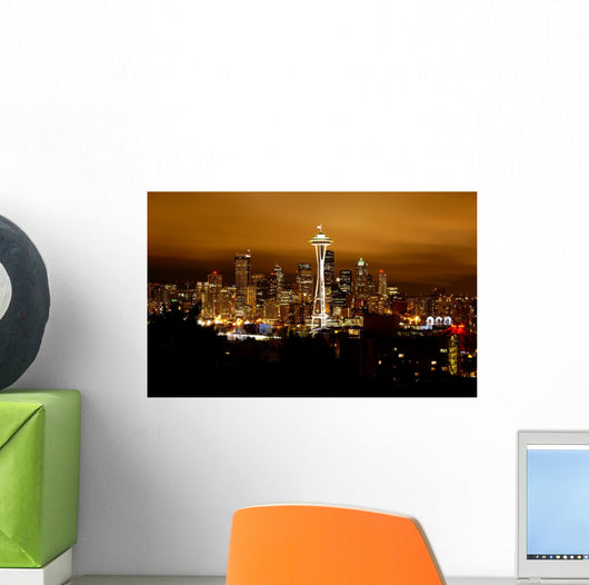 Seattle Skyline Wall Mural