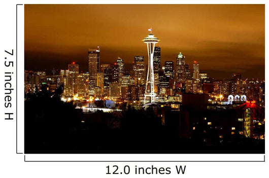 Seattle Skyline Wall Mural