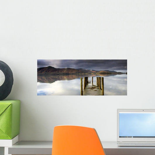 Lake Derwent Pier, Cumbria, England Wall Mural