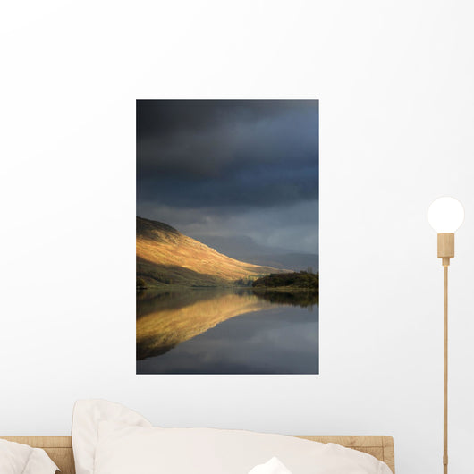 Mountain Reflection In Water Wall Mural